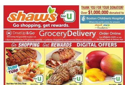Shaw’s (MA, ME, NH, RI, VT) Weekly Ad Flyer August 4 to August 11
