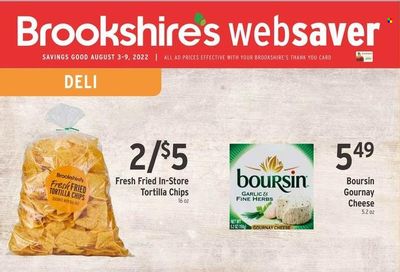 Brookshires (AR, LA, TX) Weekly Ad Flyer Specials August 3 to August 9, 2022