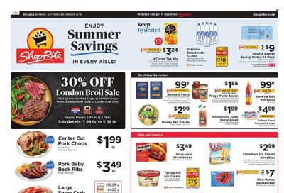 ShopRite (CT, DE, MD, NJ, NY, PA) Weekly Ad Flyer Specials August 7 to August 13, 2022