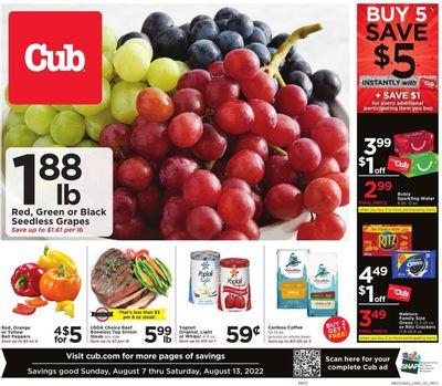 Cub Foods (MN) Weekly Ad Flyer Specials August 7 to August 13, 2022