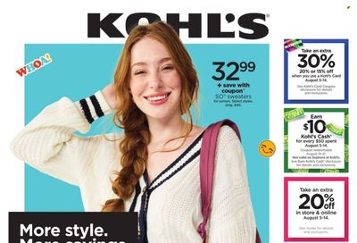 Kohl's Weekly Ad Flyer Specials August 5 to August 14, 2022