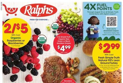 Ralphs (MD, NC, VA) Weekly Ad Flyer Specials August 10 to August 16, 2022
