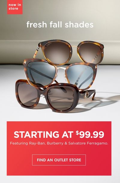 Fall frames starting at $99.99! 🕶