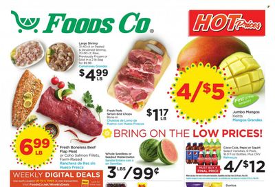 Foods Co Weekly Ad Flyer Specials August 10 to August 16, 2022