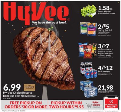 Hy-Vee (IA, IL, KS, MO) Weekly Ad Flyer Specials August 10 to August 16, 2022