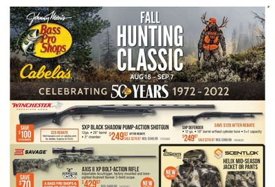 Bass Pro Shops (OK, TX) Weekly Ad Flyer Specials August 18 to September 7, 2022