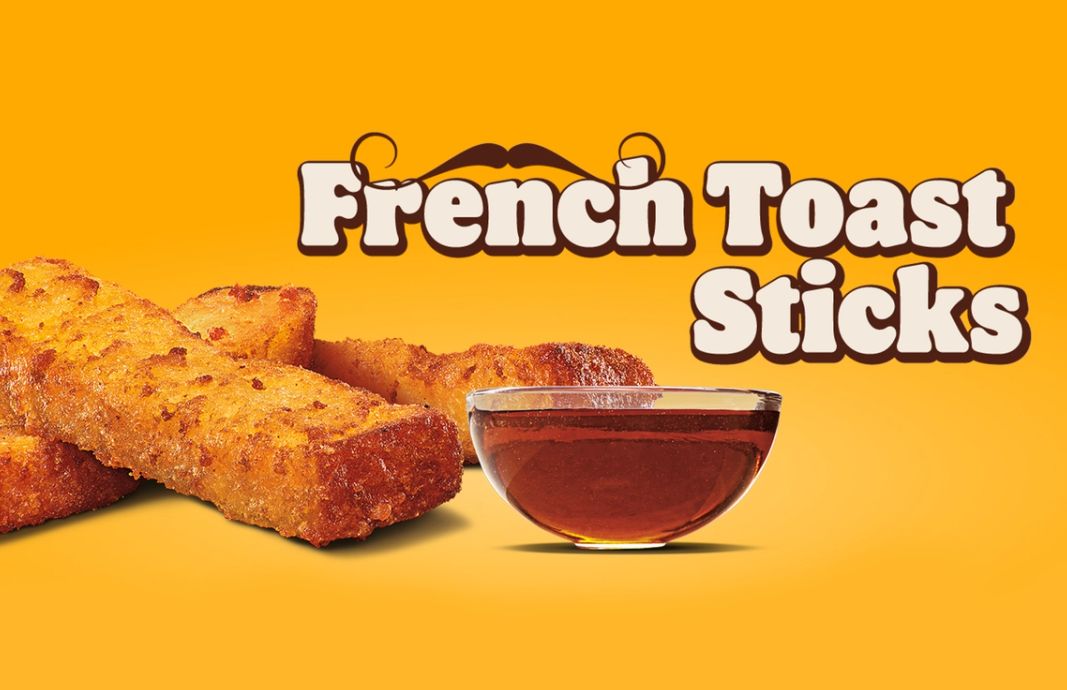 Royal Perks Members Can Claim Free French Toast Sticks with a $1+ Online or In-app Purchase at Burger King Through to August 31