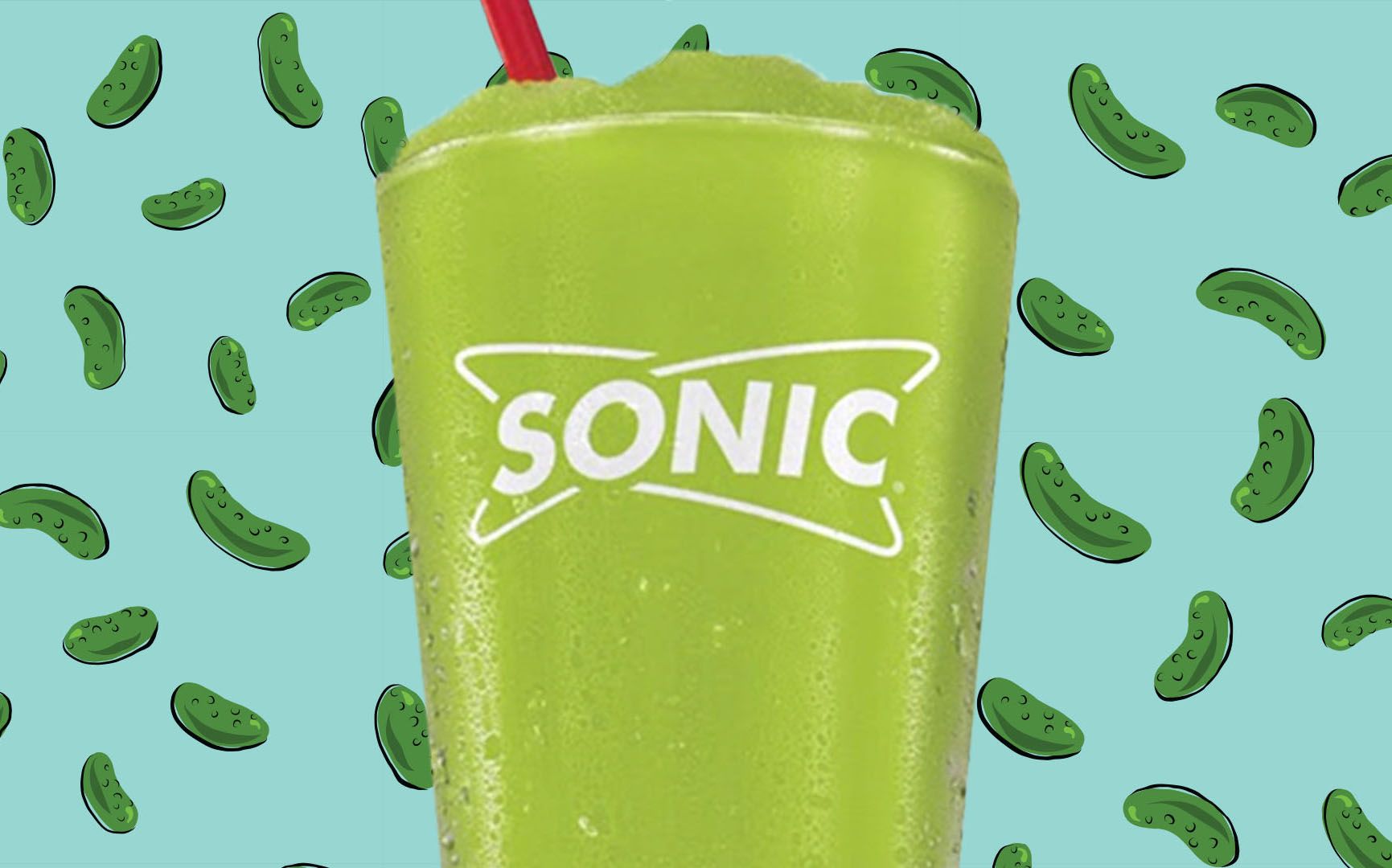 Sonic Drivein Mixes It Up with the New Pickle Juice Slush and Pickle
