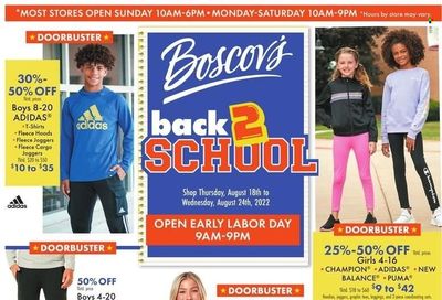 Boscov's (CT, DE, MD, NJ, NY, PA) Weekly Ad Flyer Specials August 18 to August 24, 2022