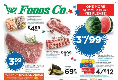 Foods Co (CA, OH, VA) Weekly Ad Flyer Specials August 31 to September 6, 2022