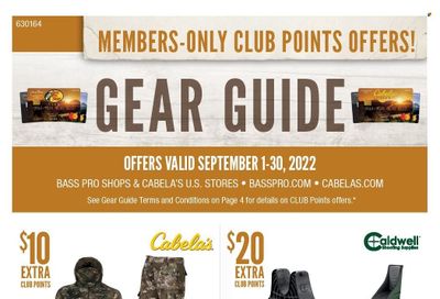 Bass Pro Shops Weekly Ad Flyer Specials September 1 to September 30, 2022
