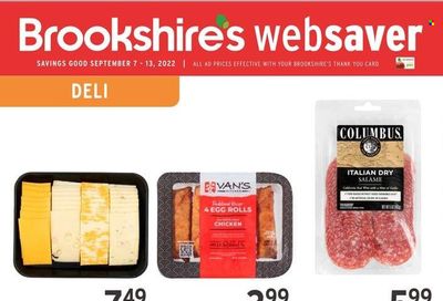 Brookshires (AR, LA, TX) Weekly Ad Flyer Specials September 7 to September 13, 2022