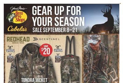 Cabela's (AL, GA, LA, NC, SC) Weekly Ad Flyer Specials September 8 to September 21, 2022