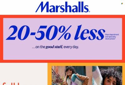 Marshalls Weekly Ad Flyer Specials September 8 to September 23, 2022