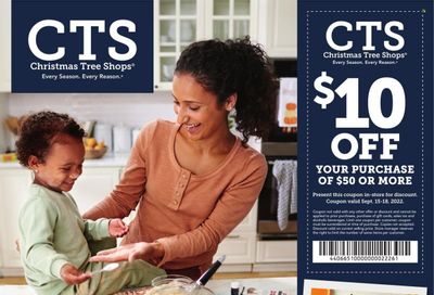 Christmas Tree Shops Weekly Ad Flyer Specials September 15 to September 25, 2022