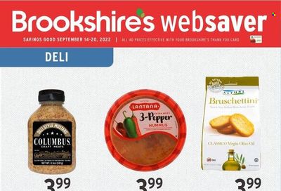 Brookshires (AR, LA, TX) Weekly Ad Flyer Specials September 14 to September 20, 2022