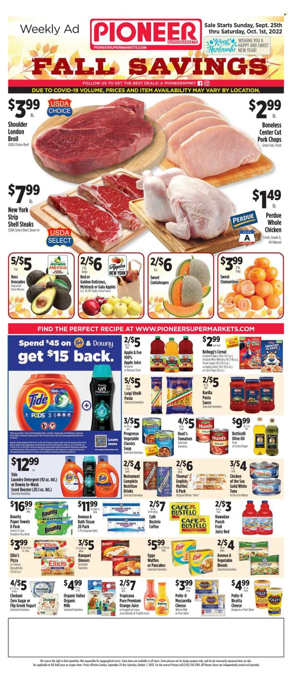 Pioneer Supermarkets (NJ, NY) Weekly Ad Flyer Specials September 25 to