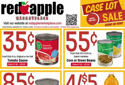 Red Apple Marketplace (OR) Weekly Ad Flyer Specials September 28 to October 11, 2022