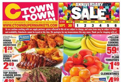 C-Town (CT, FL, MA, NJ, NY, PA) Weekly Ad Flyer Specials September 30 to October 6, 2022