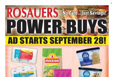 Rosauers (ID, MT, OR, WA) Weekly Ad Flyer Specials September 28 to November 1, 2022