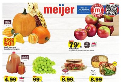 Meijer (IN) Weekly Ad Flyer Specials October 2 to October 8, 2022