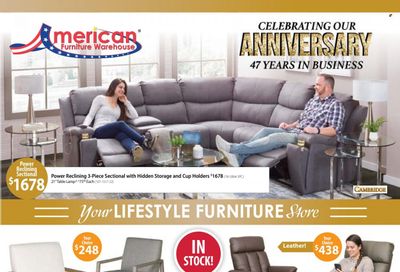 American Furniture Warehouse (AZ, CO, TX) Weekly Ad Flyer Specials October 2 to October 8, 2022