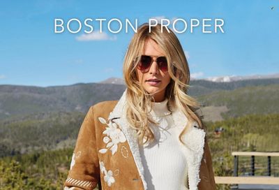 Boston Proper Promotions & Flyer Specials October 2022
