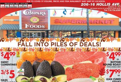 Compare Foods (NY) Weekly Ad Flyer Specials September 30 to October 6, 2022