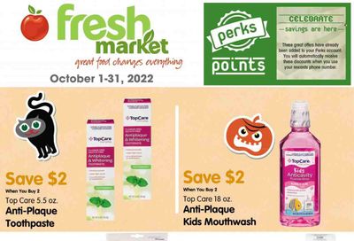 Fresh Market (UT) Weekly Ad Flyer Specials October 1 to October 31, 2022