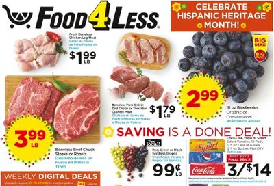 Food 4 Less (CA) Weekly Ad Flyer Specials October 5 to October 11, 2022