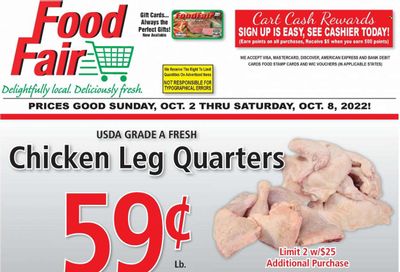 Food Fair Market (KY, OH, WV) Weekly Ad Flyer Specials October 2 to October 8, 2022