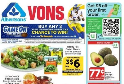 Vons (CA) Weekly Ad Flyer Specials October 5 to October 11, 2022