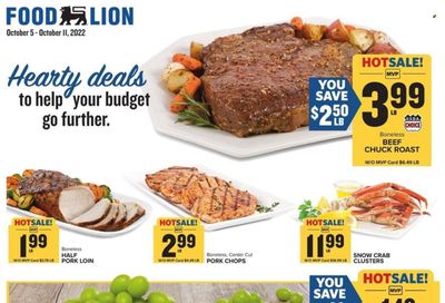Food Lion (MD) Weekly Ad Flyer Specials October 5 to October 11, 2022