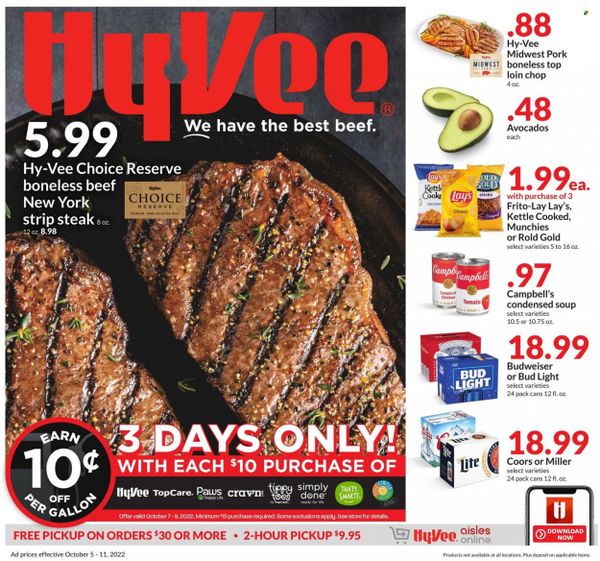 HyVee (IA) Weekly Ad Flyer Specials October 5 to October 11, 2022