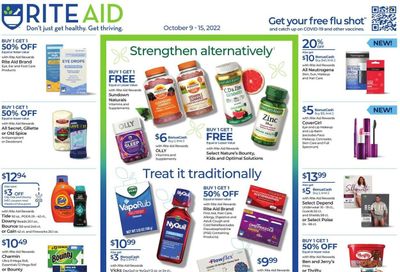 RITE AID Weekly Ad Flyer Specials October 9 to October 15, 2022