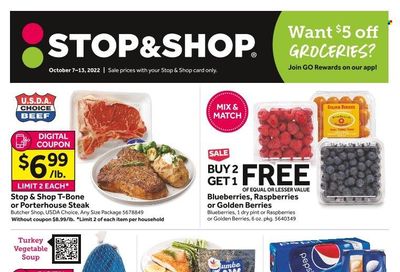 Stop & Shop (NY) Weekly Ad Flyer Specials October 7 to October 13, 2022