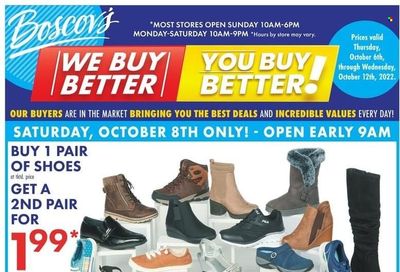 Boscov's (CT, DE, MD, NJ, NY, PA) Weekly Ad Flyer Specials October 6 to October 12, 2022