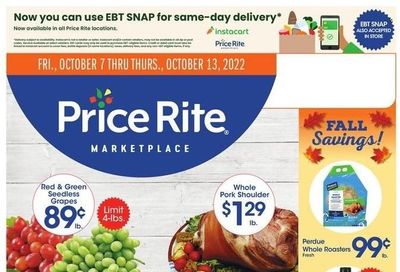 Price Rite (CT, MA, MD, NH, NJ, NY, PA, RI) Weekly Ad Flyer Specials October 7 to October 13, 2022