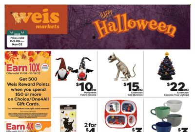 Weis (MD, NY, PA) Weekly Ad Flyer Specials October 6 to November 2, 2022