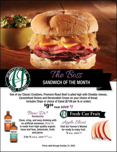 AJ's Fine Foods (AZ) Weekly Ad Flyer Specials October 5 to October 31, 2022