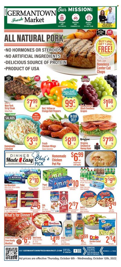 Germantown Fresh Market (OH) Weekly Ad Flyer Specials October 6 to October 12, 2022