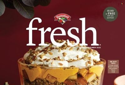 Hannaford (MA, ME, NH, NY, VT) Weekly Ad Flyer Specials October 1 to November 30, 2022 Hannaford (MA, ME, NH, NY, VT) Weekly Ad Flyer Specials October 1 to November 30, 2022