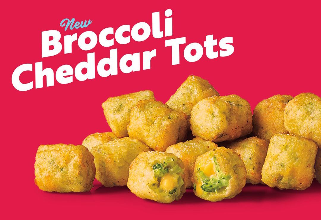 Sonic Drivein Crispy and Cheesy Broccoli Cheddar Tots this Fall