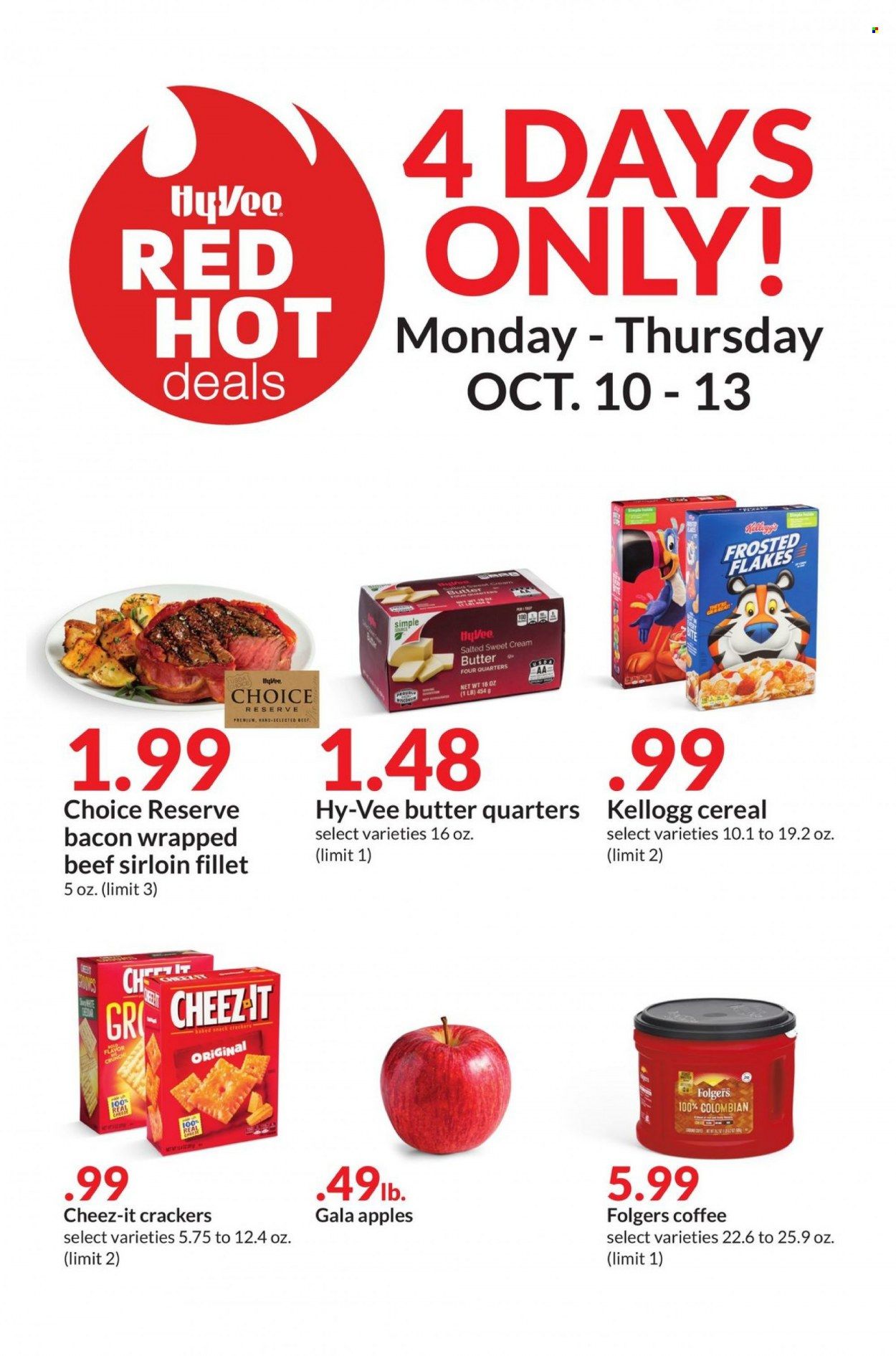 Hy-Vee (IA, IL, MN, MO, SD) Weekly Ad Flyer Specials October 10 to