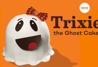 Baskin-Robbins Tricks Out their New Trixie the Ghost Cake this Halloween