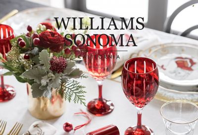 Williams-Sonoma Weekly Ad Flyer Specials December 1 to December 31, 2022