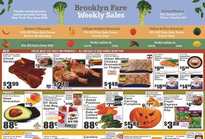 Brooklyn Fare (NY) Weekly Ad Flyer Specials October 14 to October 20, 2022