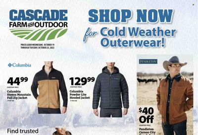 Cascade Farm And Outdoor (OR, WA) Weekly Ad Flyer Specials October 19 to October 25, 2022