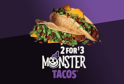Jack In The Box Rolls Out their 2 for $3 Monster Tacos Again this Halloween