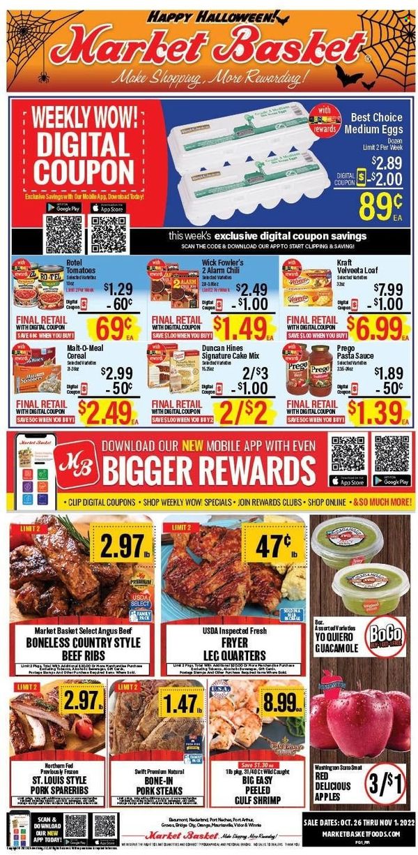 Market Basket (LA, TX) Weekly Ad Flyer Specials October 26 to November 1, 2022